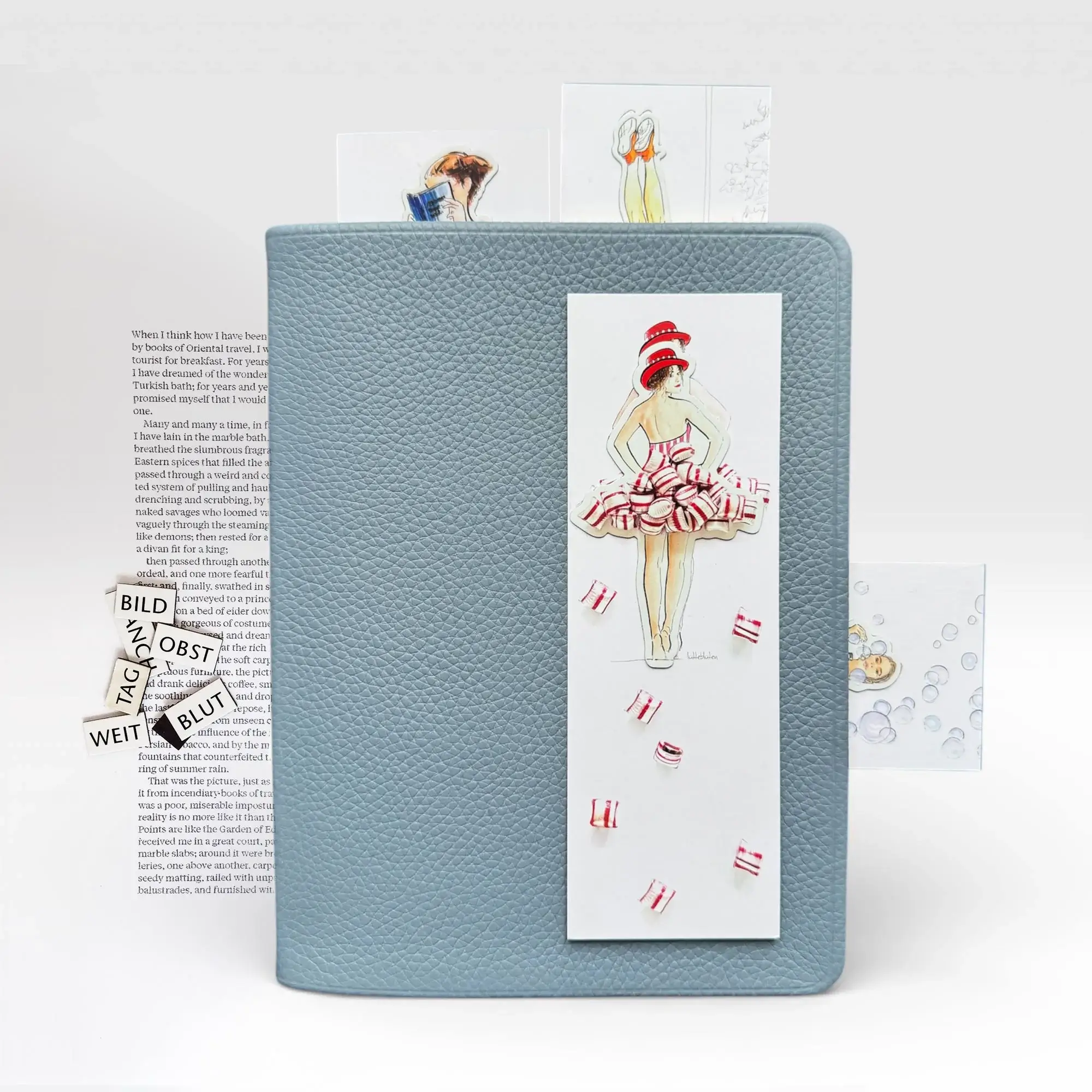Magnetic Lütteblüten bookmarks – illustrated motifs
