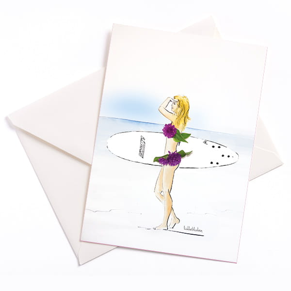 Lütteblüten Surfen am Meer