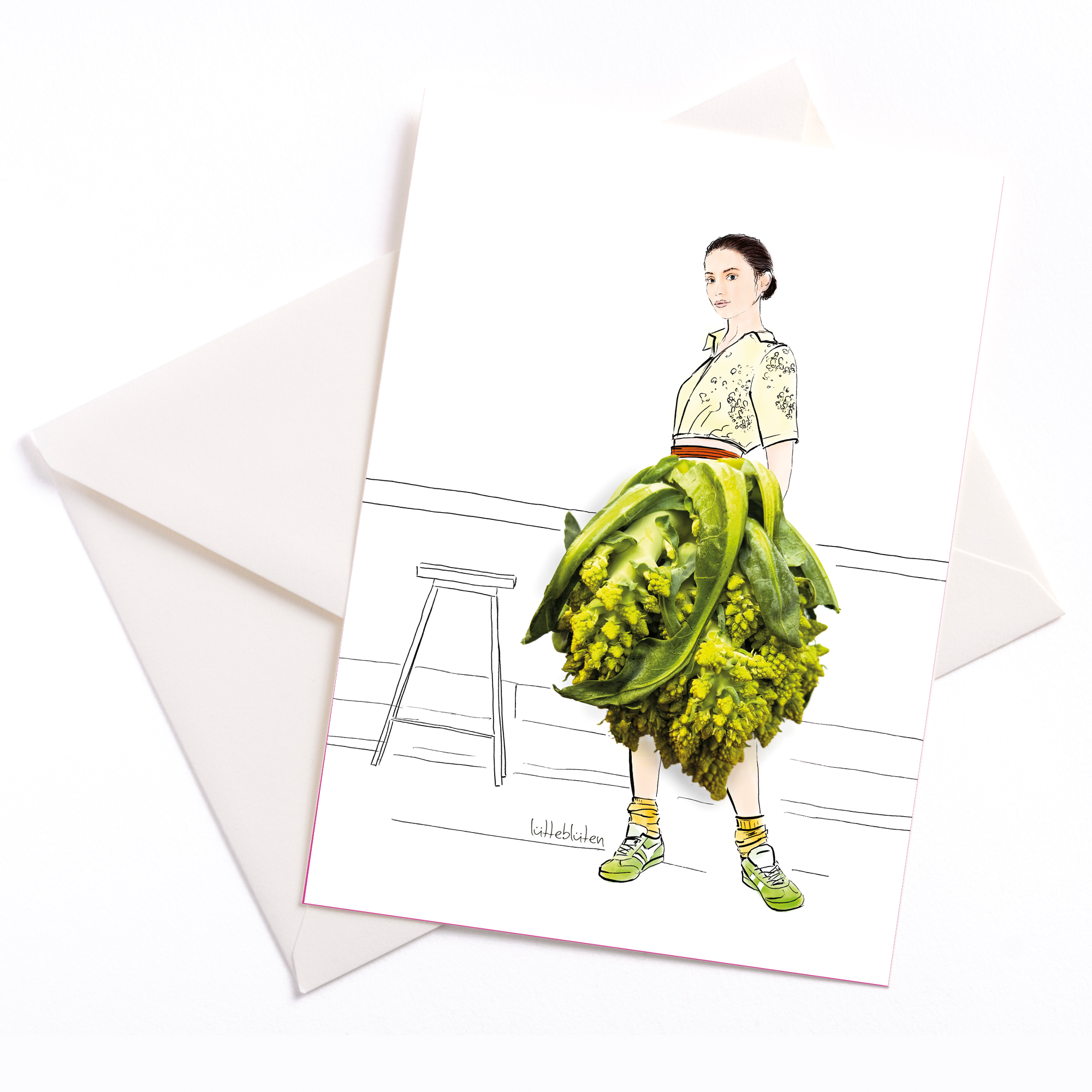 Lütteblüten Hochzeit Gabriele Ampt Illustration Hamburg Romanesco