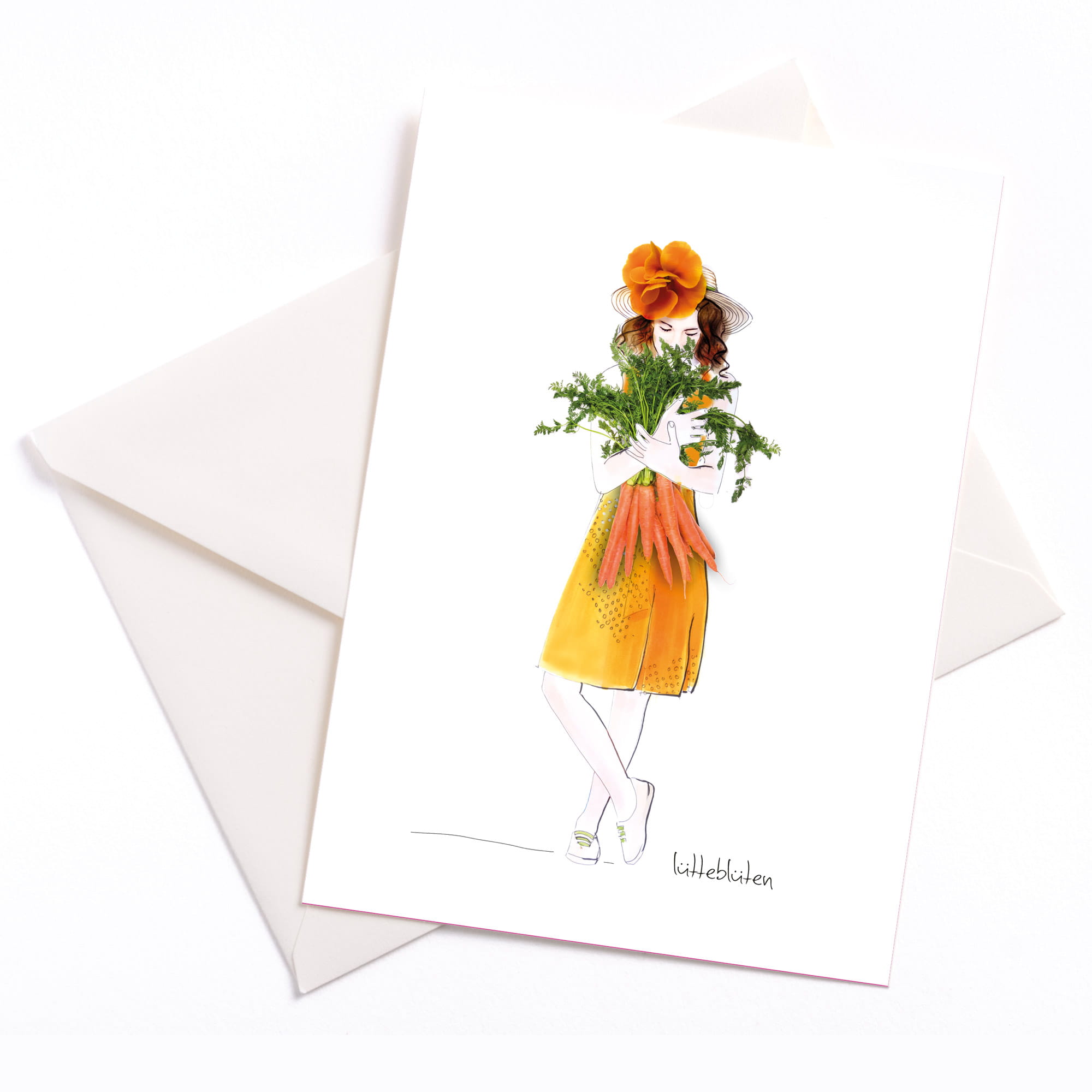 Lütteblüten Möhren Ostern