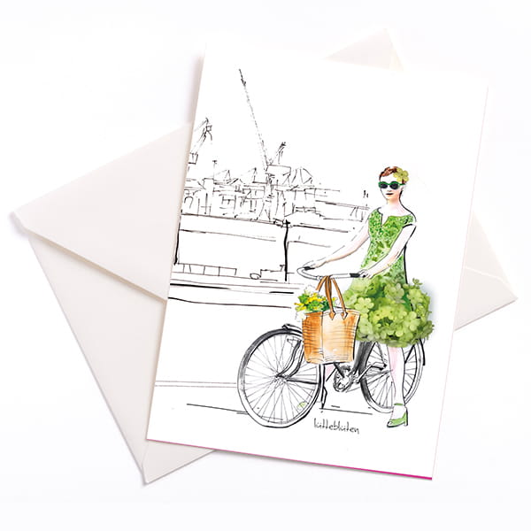 Lütteblüten Sommerhortensie Fahrradtour an der Elbe