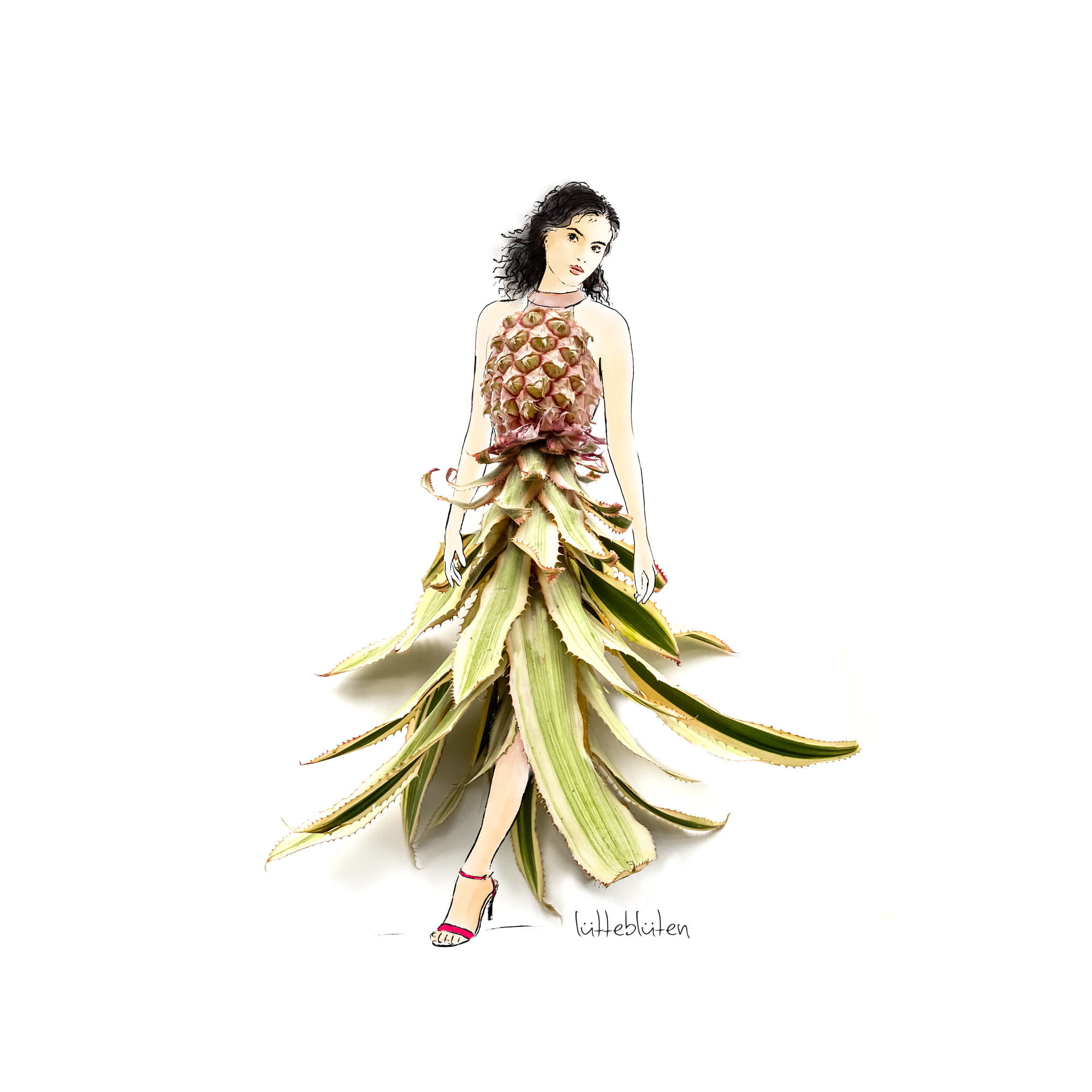 Lütteblüten Ananas