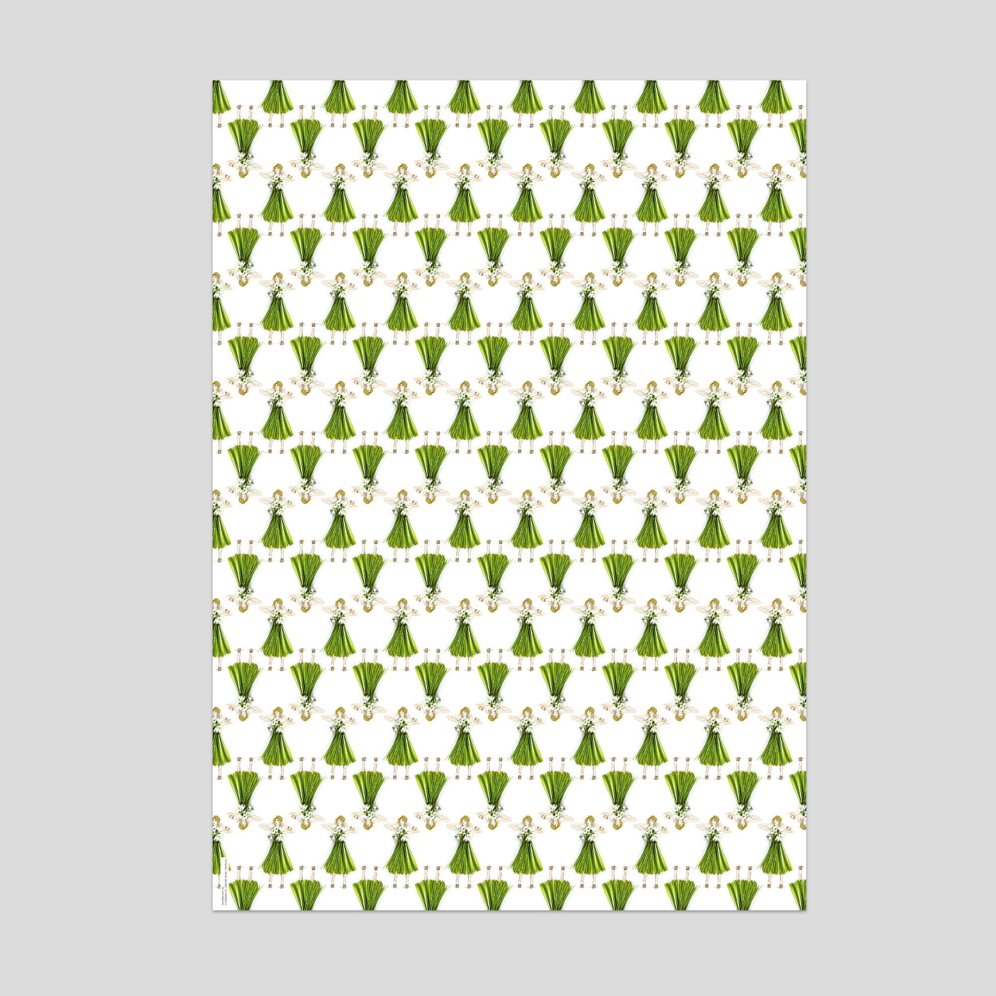 Geschenkpapier Schneeglöckchen