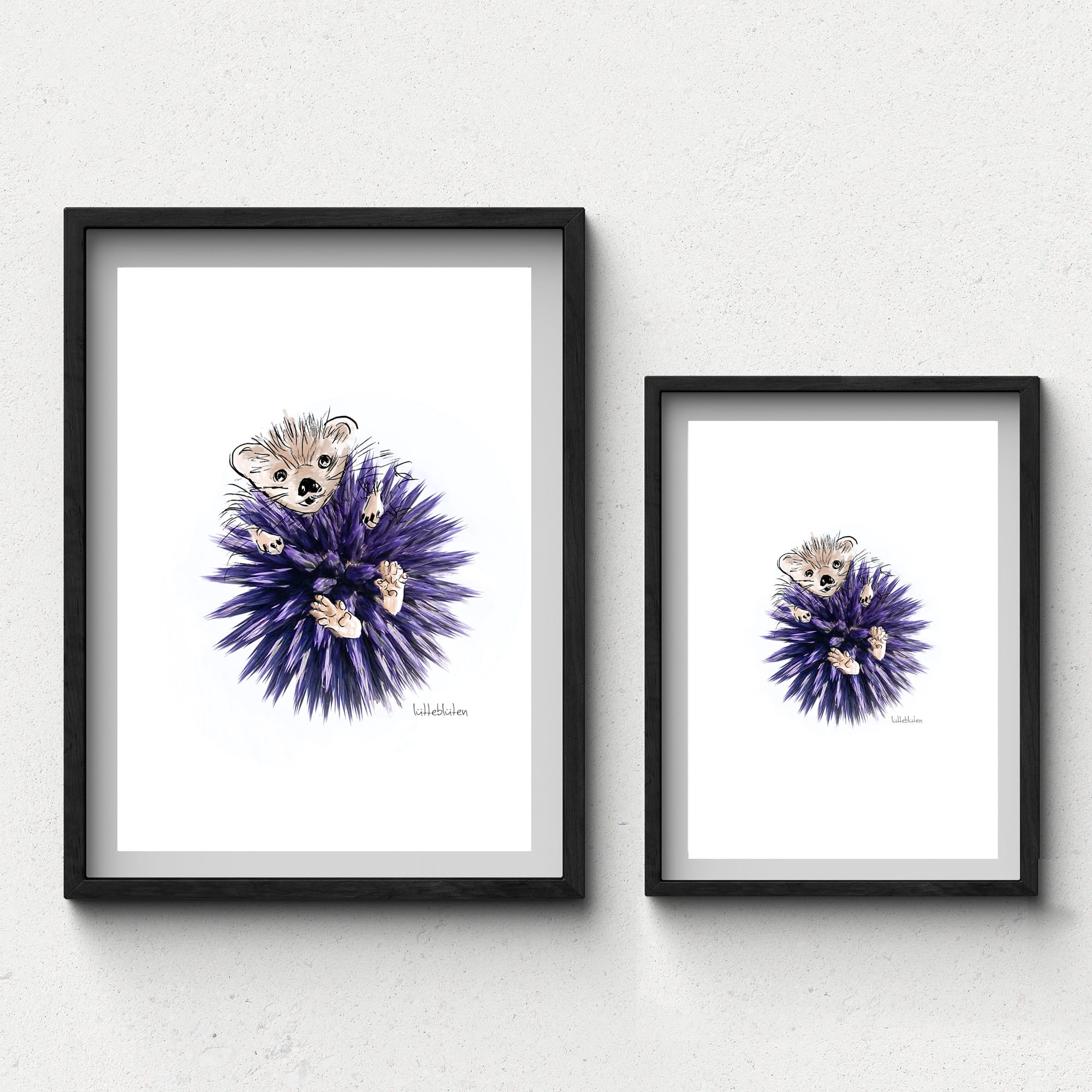 Lütteblüten Art print Gabriele Ampt Kinderzimmer