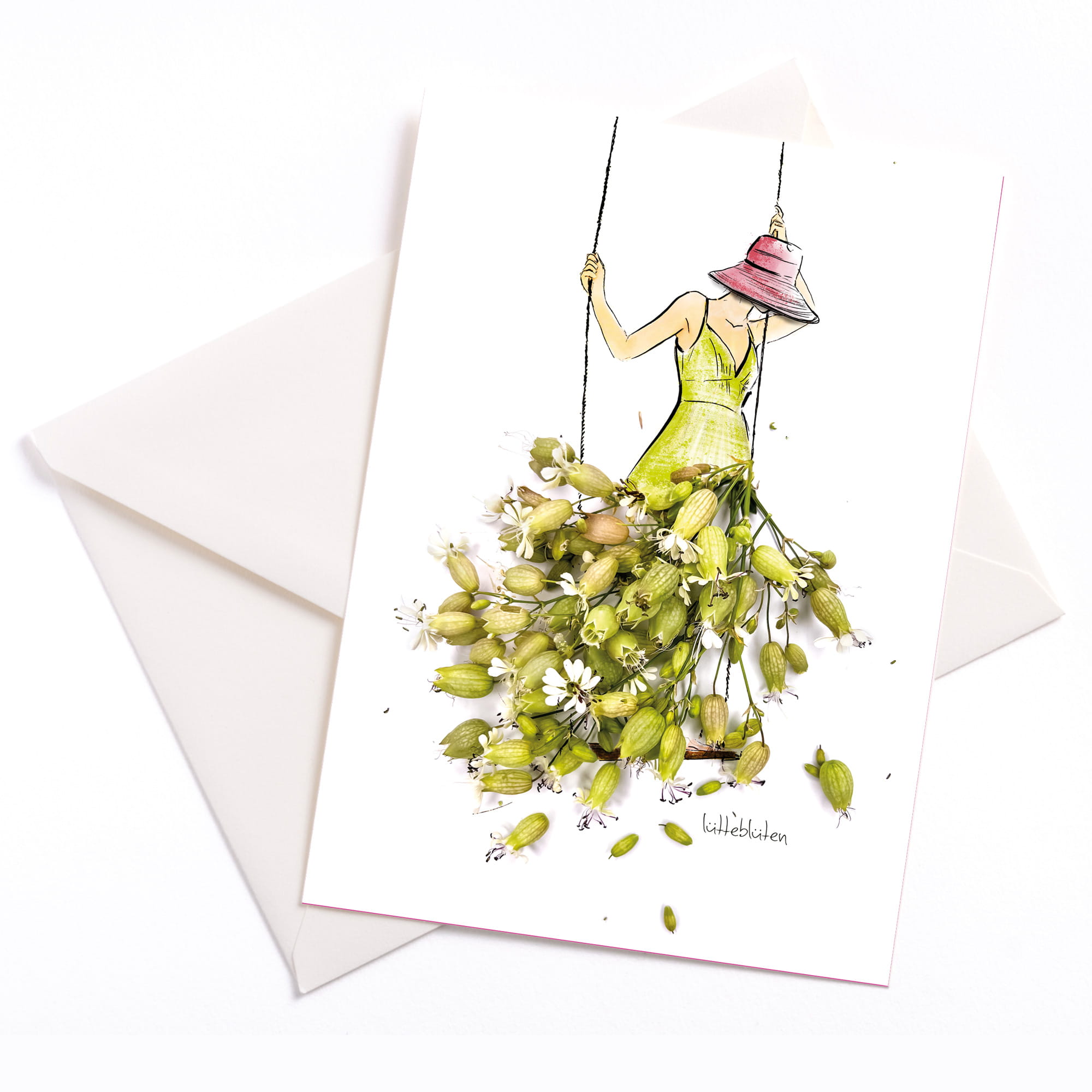 Lütteblüten leimkraut schaukel Papeterie Gabriele Ampt