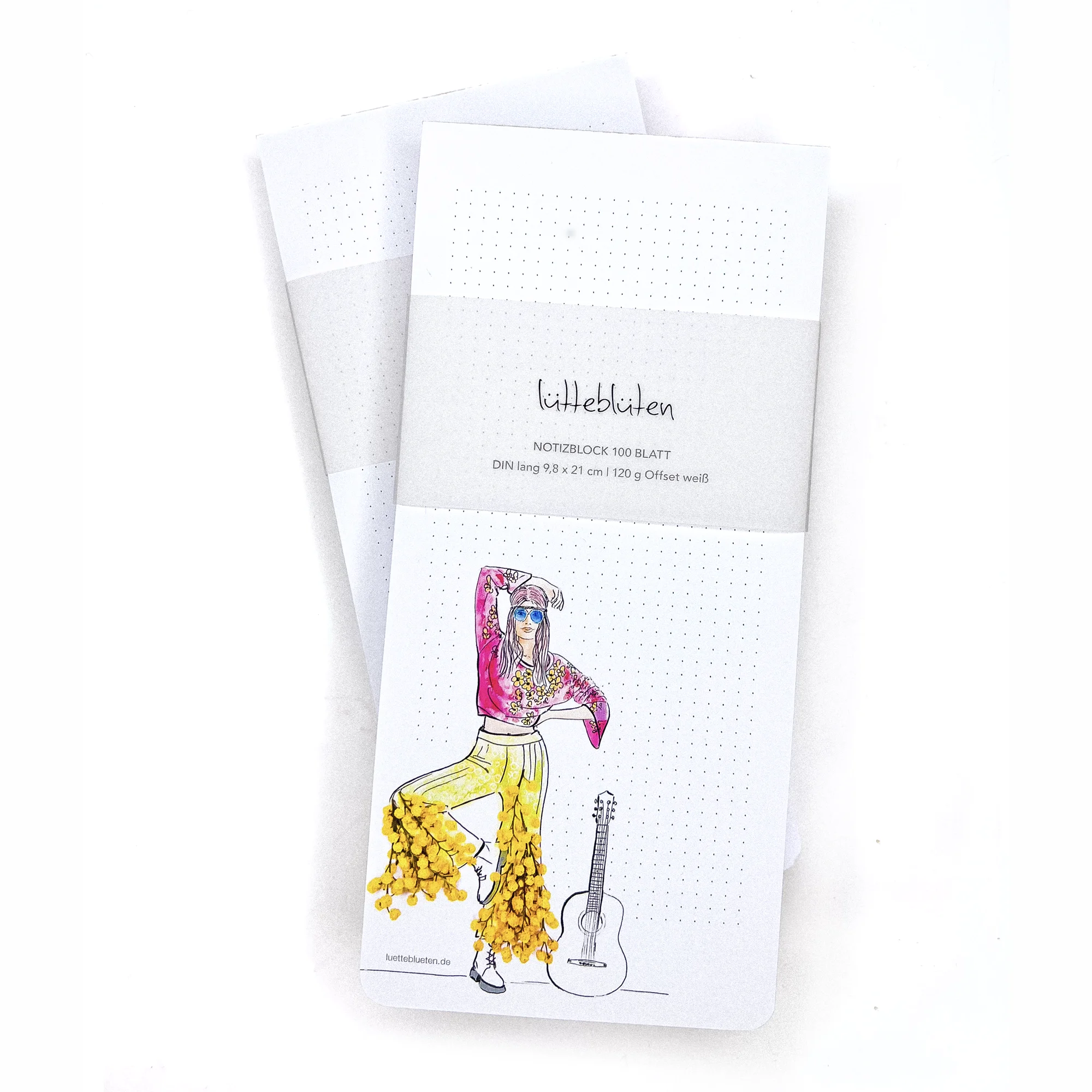 Lütteblüten Notizblock Boho