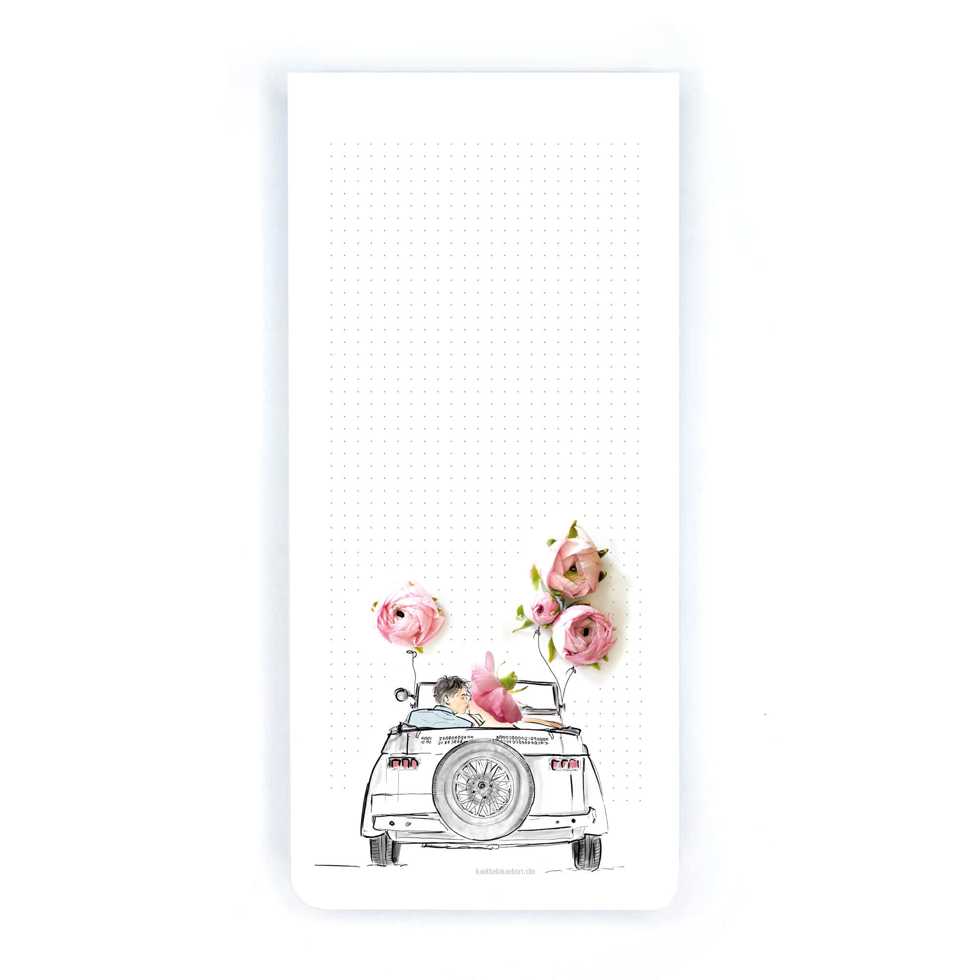 Flower convertible block – illustrated notepad by Lütteblüten