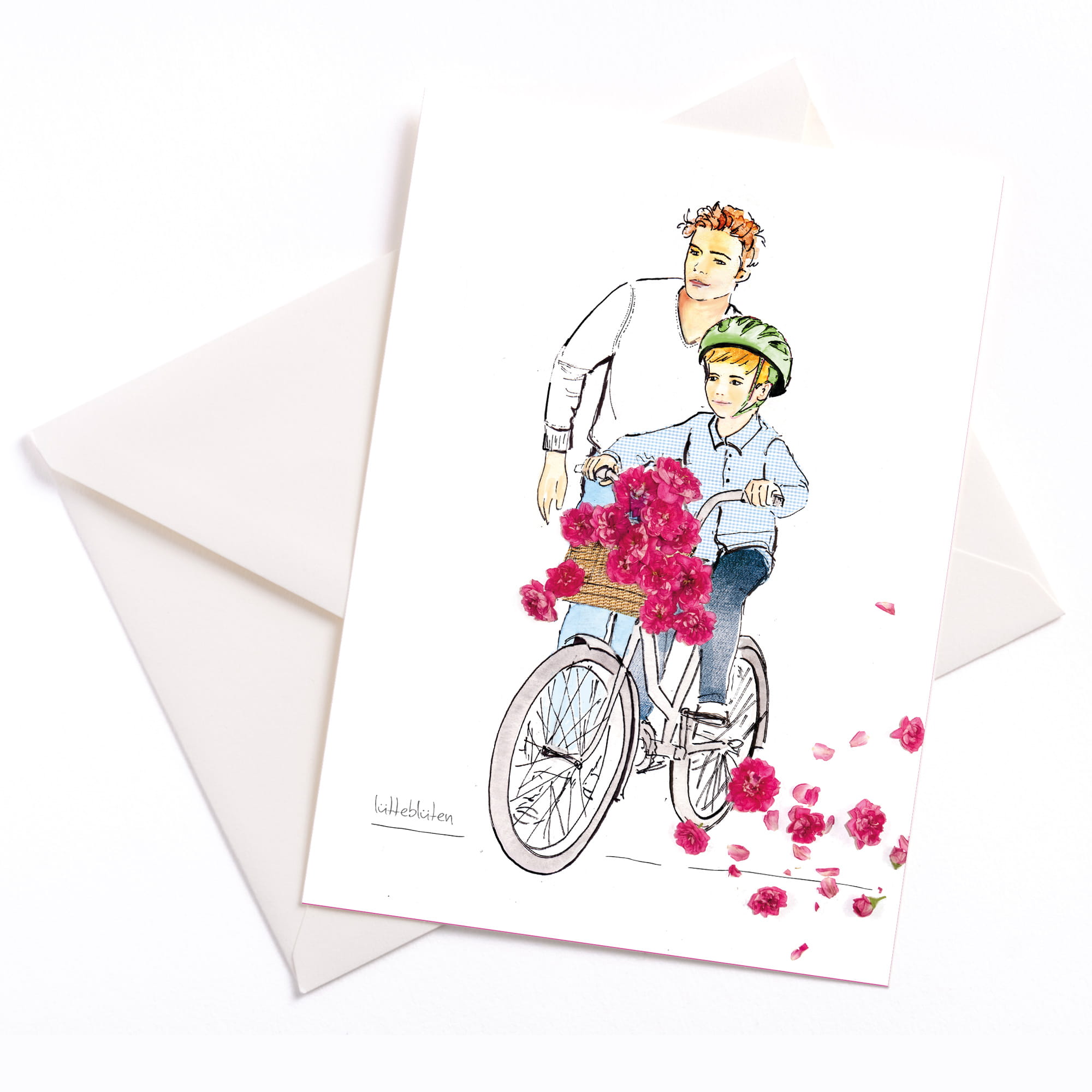 Lütteblüten Vater und Sohn Vatertag