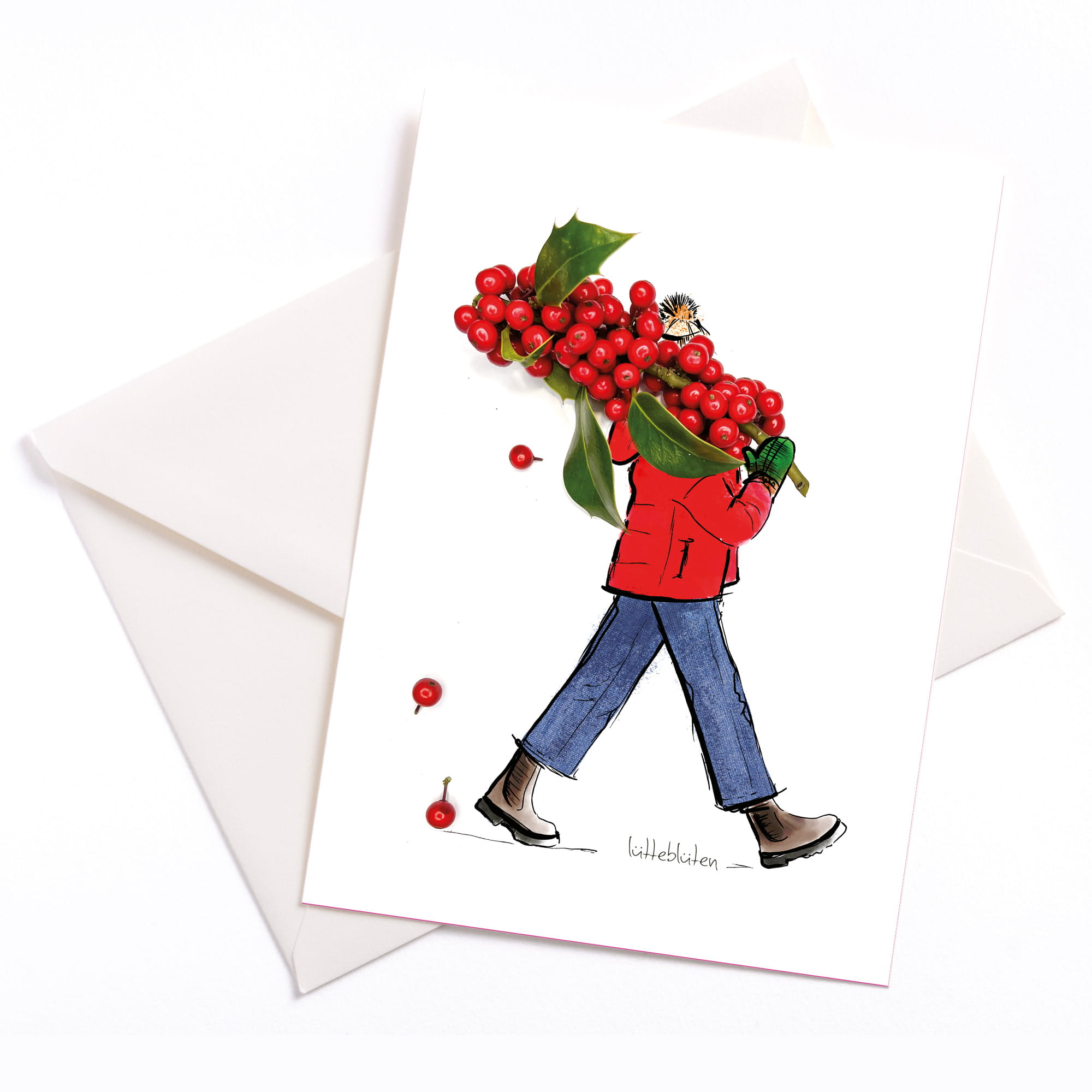 Lütteblüten Gabriele Ampt Weihnachten Ilex