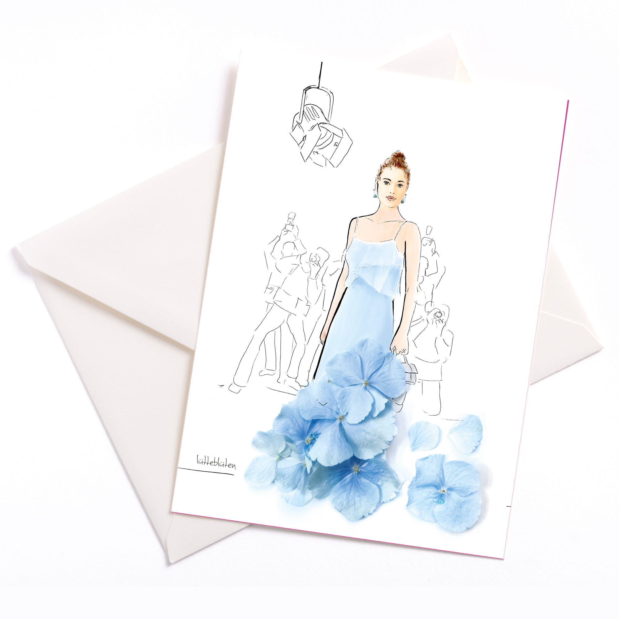 Du bist der Star – Grußkarte mit Umschlag | Lütteblüten