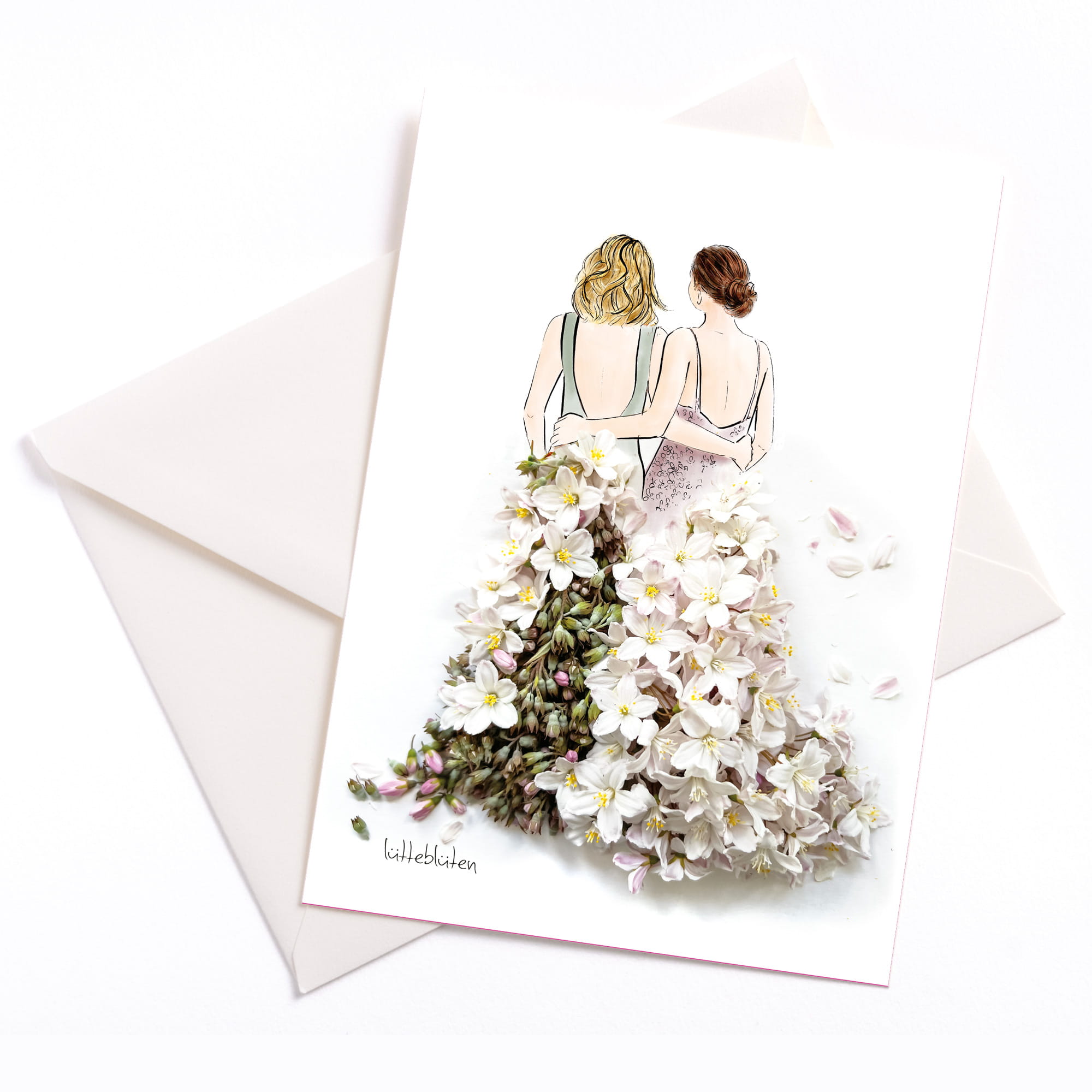 Lütteblüten Hochzeit Brautjungfern Gabriele Ampt