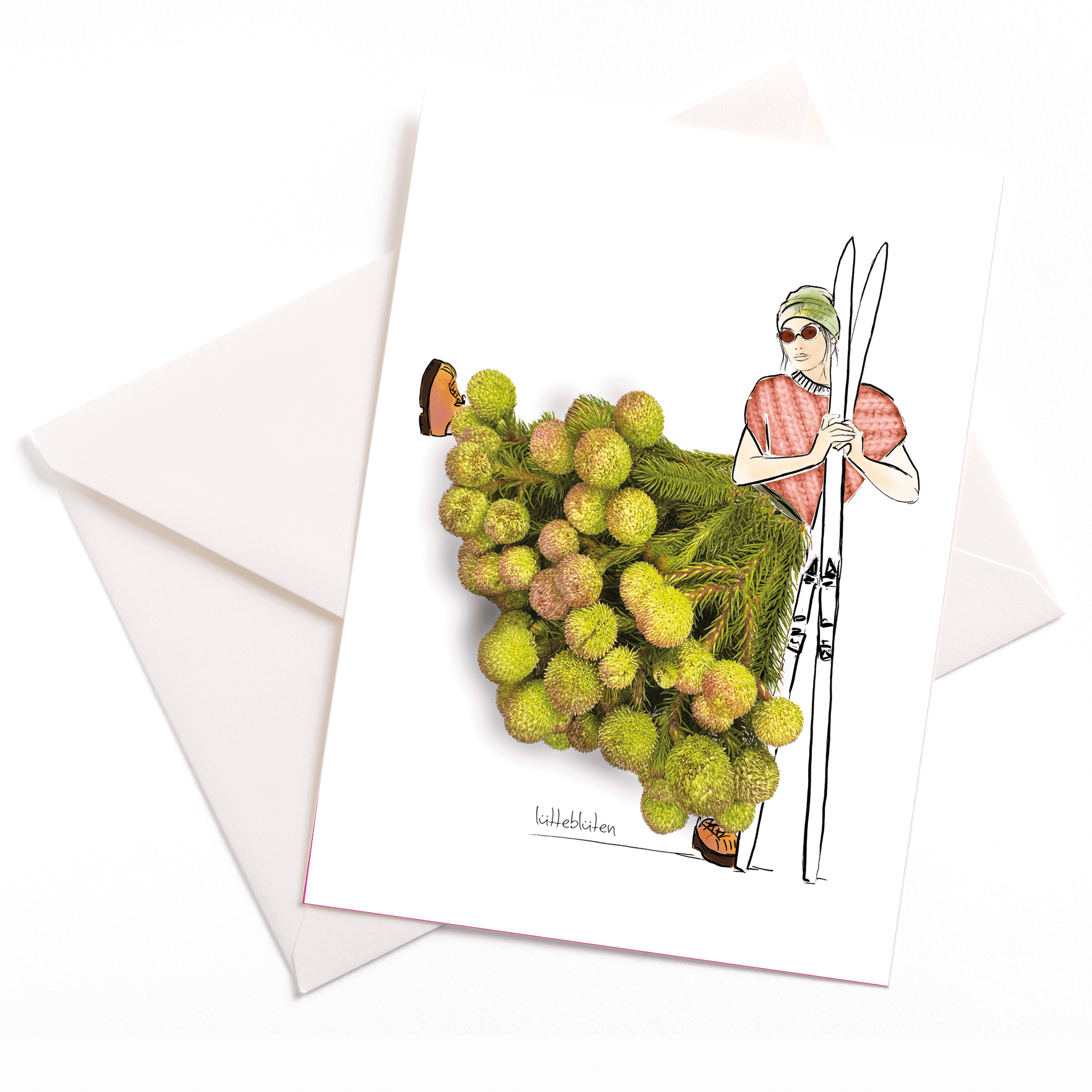 Lütteblüten Langlaufski Gabriele Ampt Wintersport