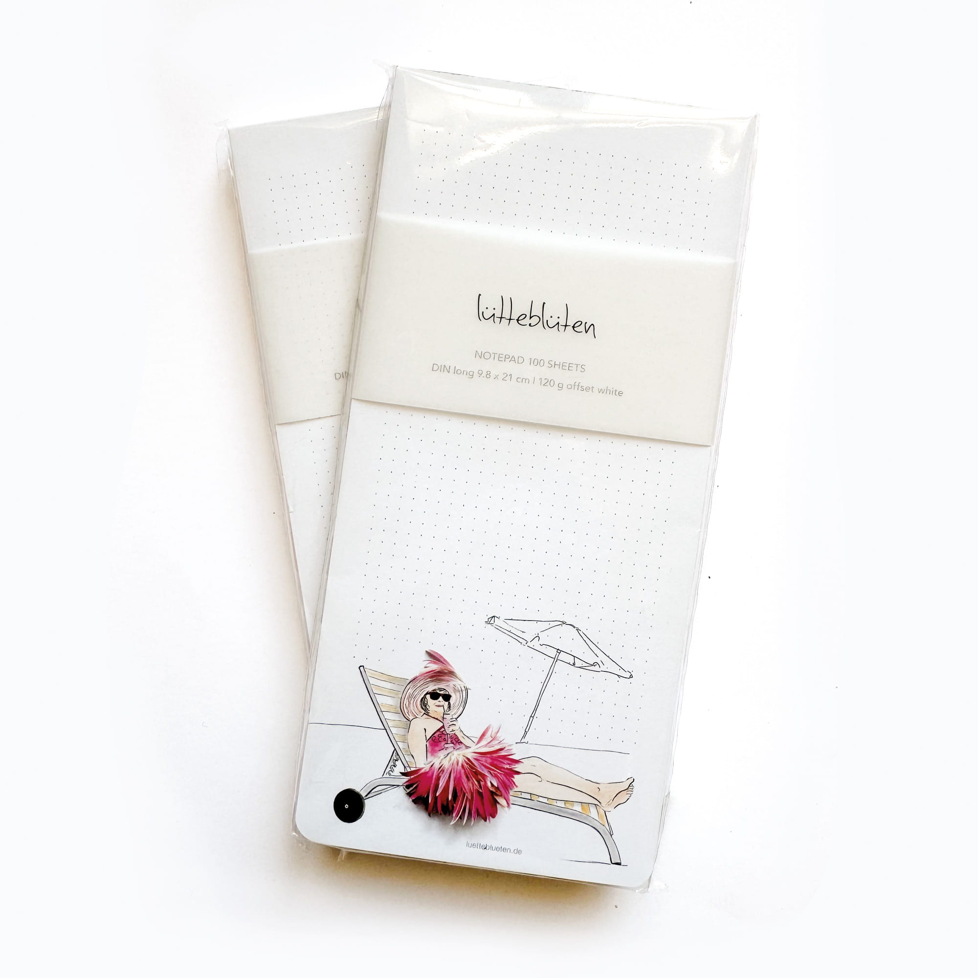 Summer Fresh Notepad DIN Long | Lütteblüten