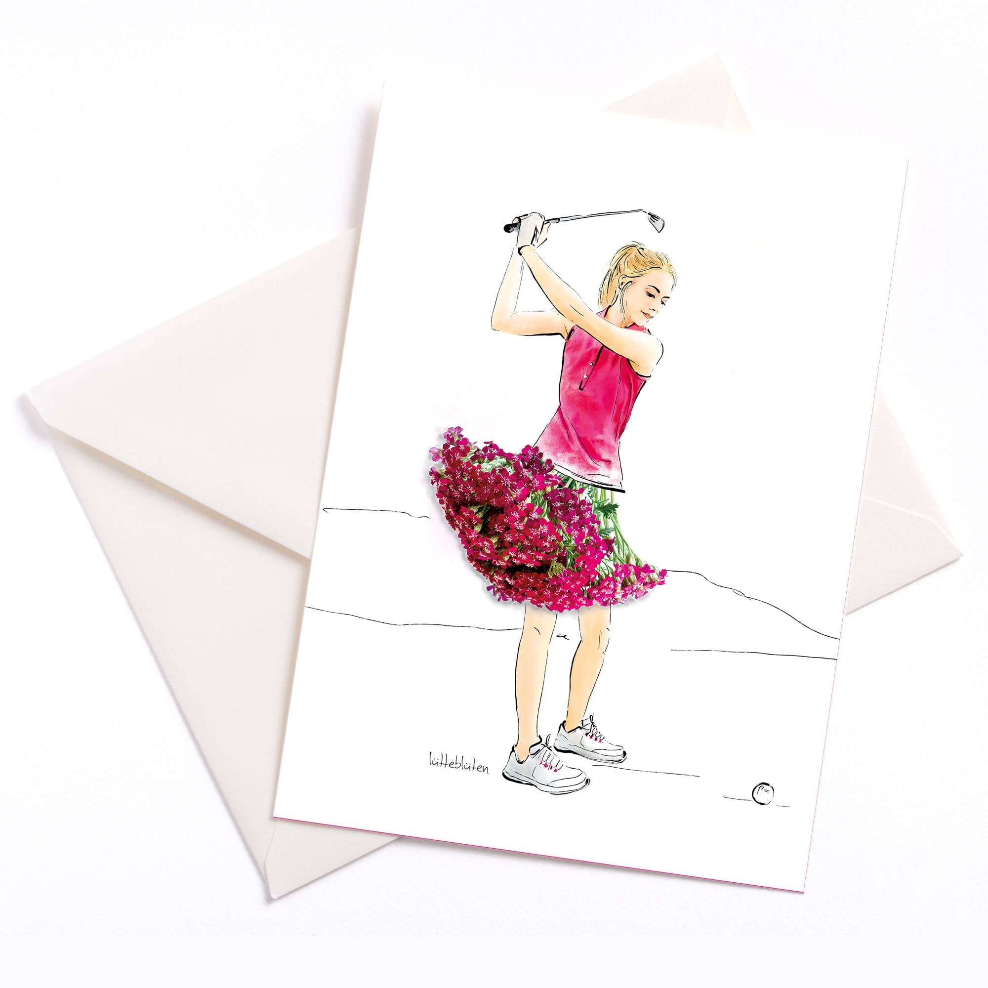 Golf spielen Lütteblüten Gabriele Ampt