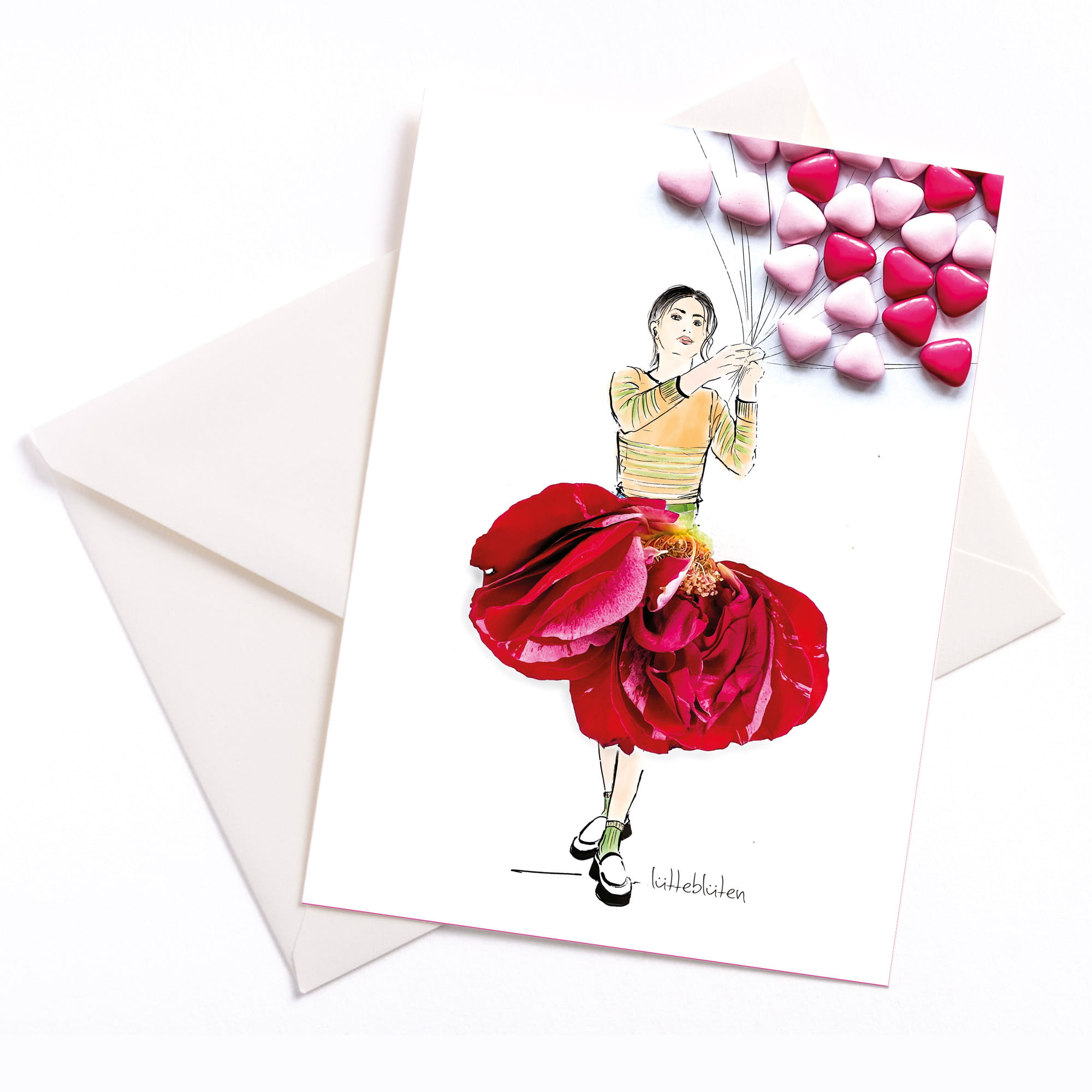 Lütteblüten Gabriele Ampt Schokoladenherzen