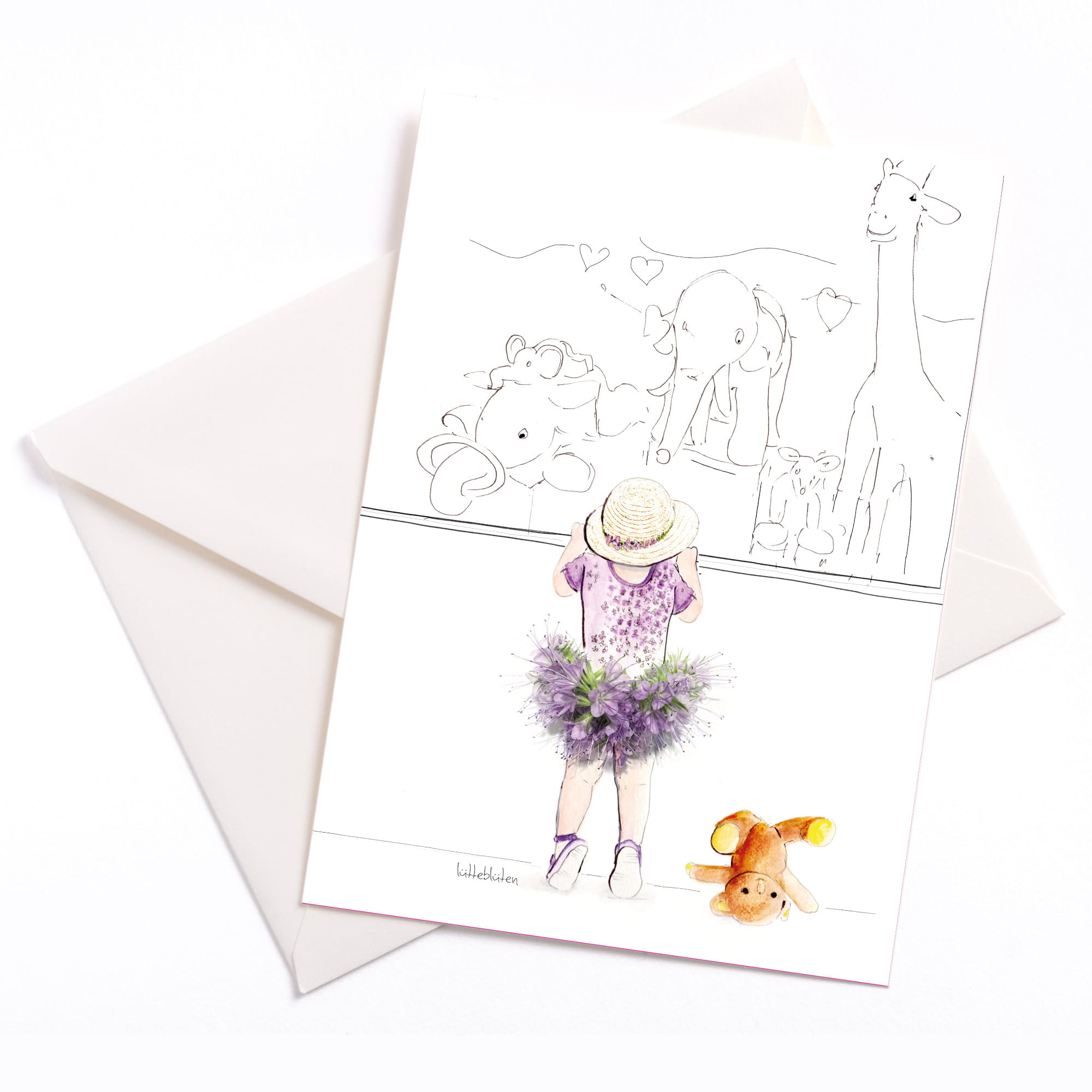 Lütteblüten Kind Teddy