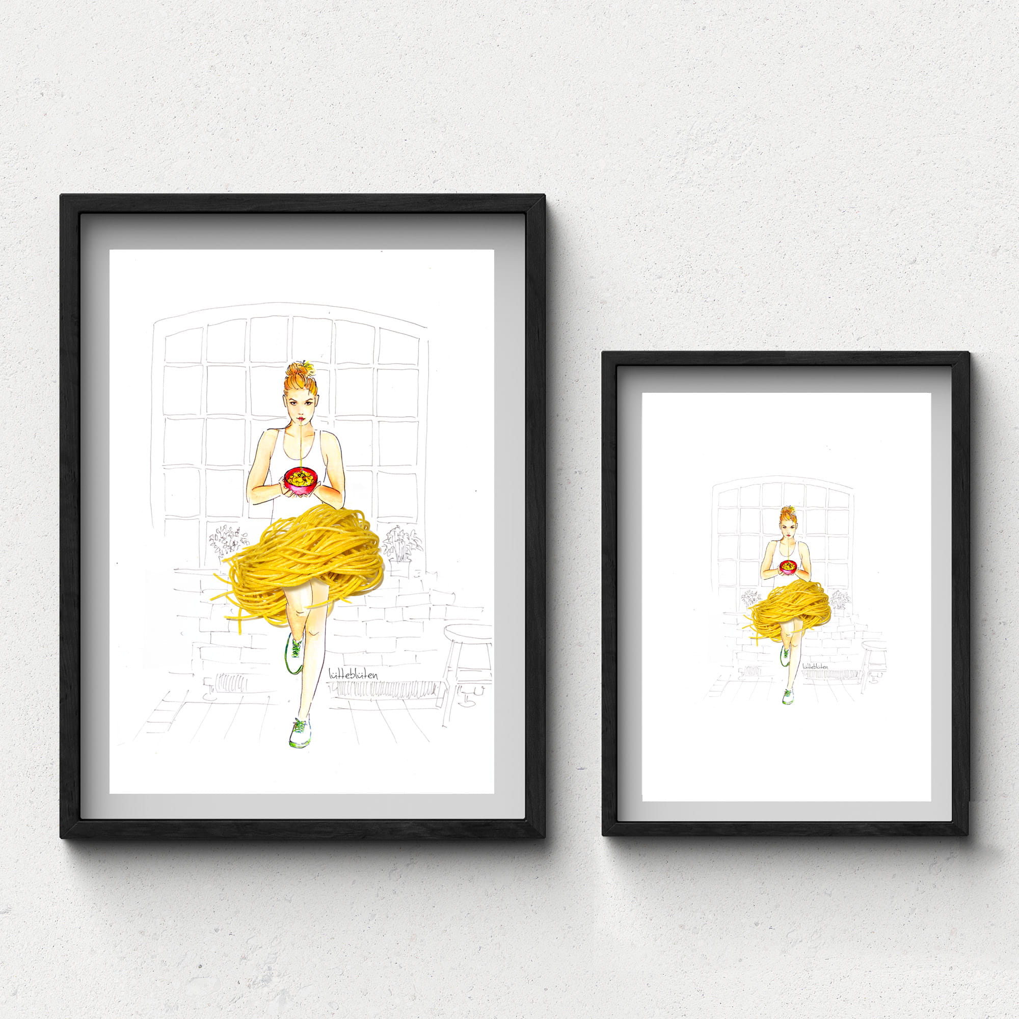 Lütteblüten Pasta Tag Gabriele Ampt Küchenbild