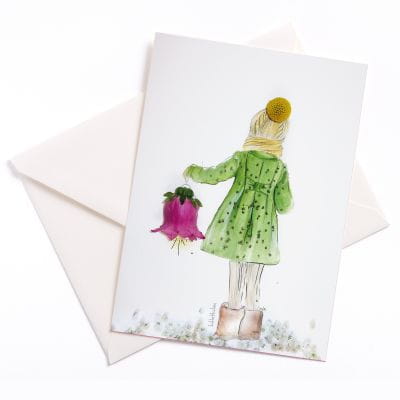 Lütteblüten Weihnachtskarte Laterne