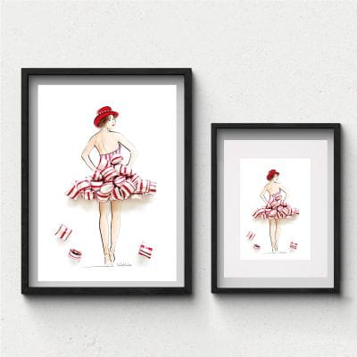 Lütteblüten Kunstdruck in A3 oder A4 Pfefferrminzkissen Lütteblüten Kunstdruck in A3 oder A4 Pfefferrminzkissen