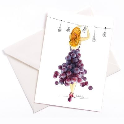 Lütteblüten weihnachten Rotwein Weintrauben