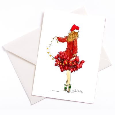 Lütteblüten cards with envelope for Christmas it's very Christmassy Lütteblüten cards with envelope for Christmas it's very Christmassy
