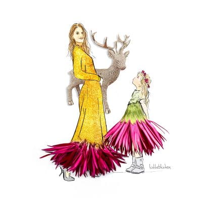 Lütteblüten Weihnachten Elch Lütteblüten Weihnachten Elch