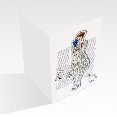 Lütteblüten Lesezeichen Magnet & Sticker mit Umschlag