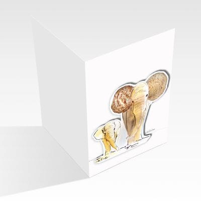 Lütteblüten Magnet und Sticker Elefant