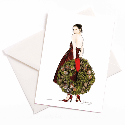 Lüttenblüten Weihnachten Weihnachtskranz Weihnachtskarten Lüttenblüten Weihnachten Weihnachtskranz Weihnachtskarten